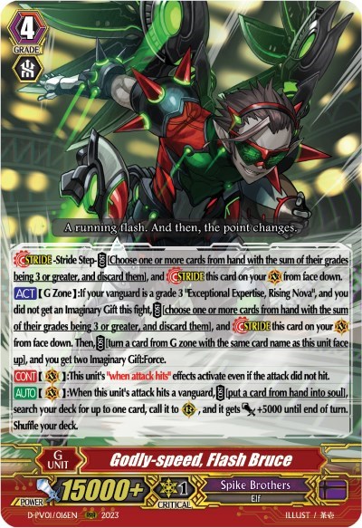 Godly-speed, Flash Bruce [P-Format] D-PV01/016EN