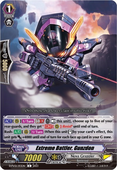 Extreme Battler, Gunzdon [P-Format] D-PV01/193EN