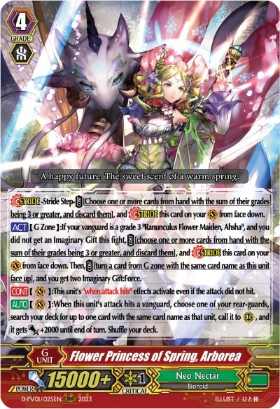 Flower Princess of Spring, Arborea [P-Format] D-PV01/025EN