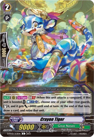 Crayon Tiger [P-Format] D-PV01/213EN