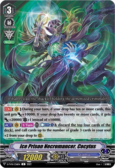 Ice Prison Necromancer, Cocytus [V Format] D-PV01/236EN