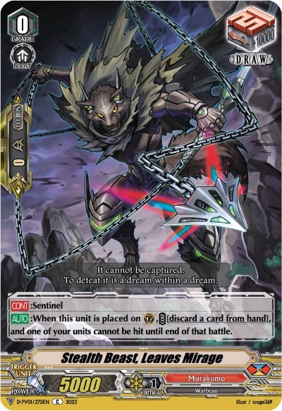 Stealth Beast, Leaves Mirage [V Format] D-PV01/275EN