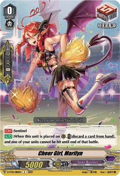 Cheer Girl, Marilyn [V Format] D-PV01/280EN