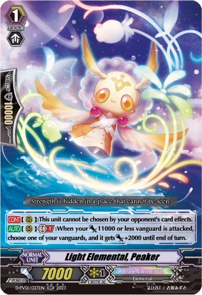 Light Elemental, Peaker [P-Format] D-PV01/027EN
