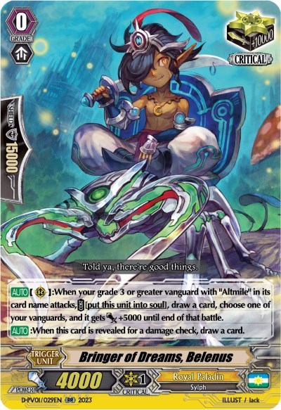Bringer of Dreams, Belenus [P-Format] D-PV01/029EN