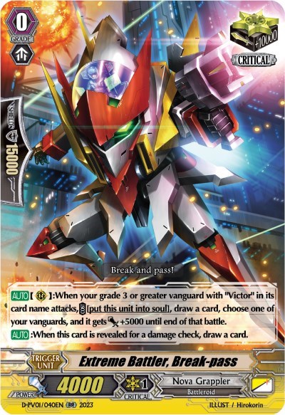 Extreme Battler, Break-pass [P-Format] D-PV01/040EN