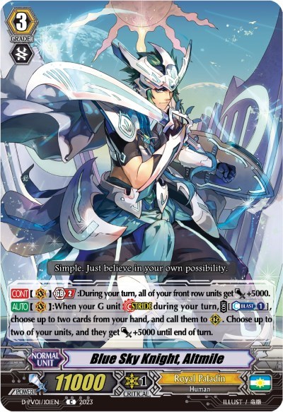 Blue Sky Knight, Altmile [P-Format] D-PV01/101EN