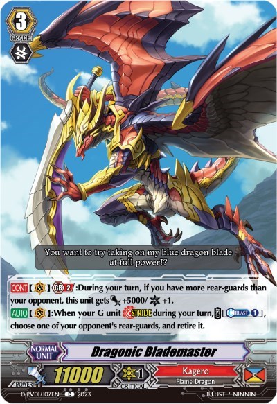 Dragonic Blademaster [P-Format] D-PV01/107EN