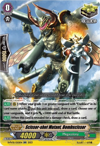 Scissor-shot Mutant, Bombscissor [P-Format] D-PV01/050EN