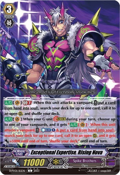 Exceptional Expertise, Rising Nova [P-Format] D-PV01/115EN