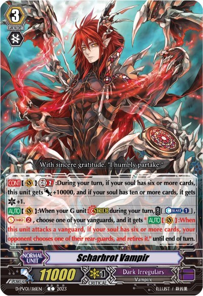 Scharhrot Vampir [P-Format] D-PV01/116EN
