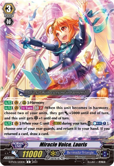 Miracle Voice, Lauris [P-Format] D-PV01/120EN
