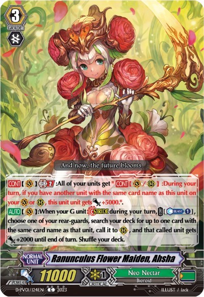 Ranunculus Flower Maiden, Ahsha [P-Format] D-PV01/124EN