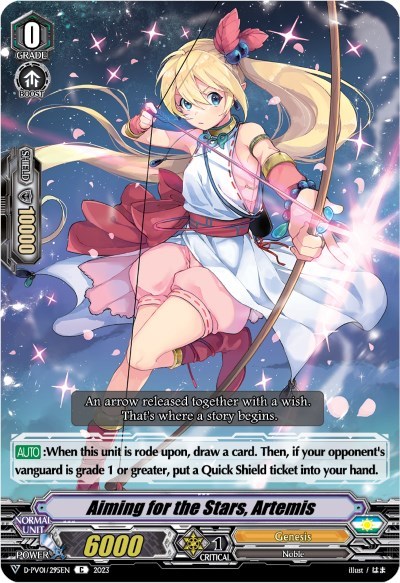 Aiming for the Stars, Artemis [V Format] D-PV01/295EN