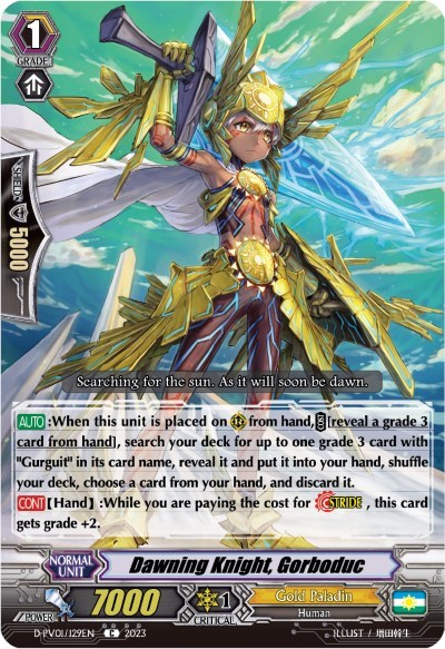 Dawning Knight, Gorboduc [P-Format] D-PV01/129EN