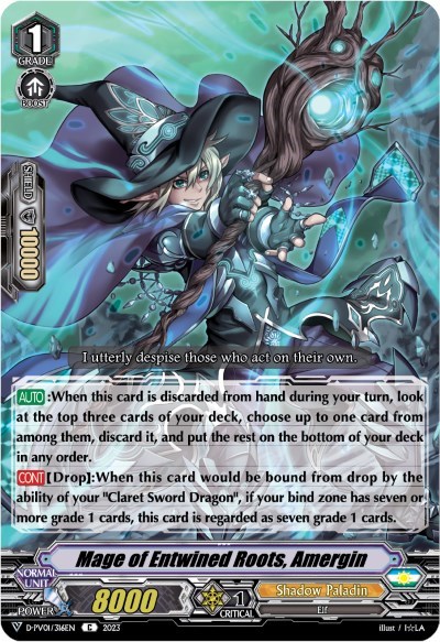 Mage of Entwined Roots, Amergin [V Format] D-PV01/316EN