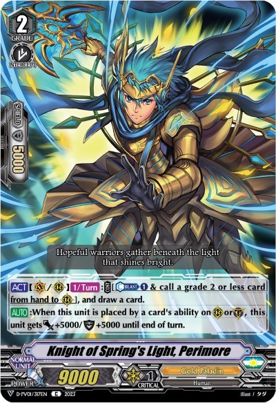 Knight of Spring's Light, Perimore [V Format] D-PV01/317EN