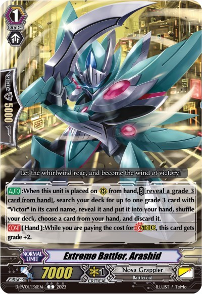 Extreme Battler, Arashid [G Format] D-PV01/136EN