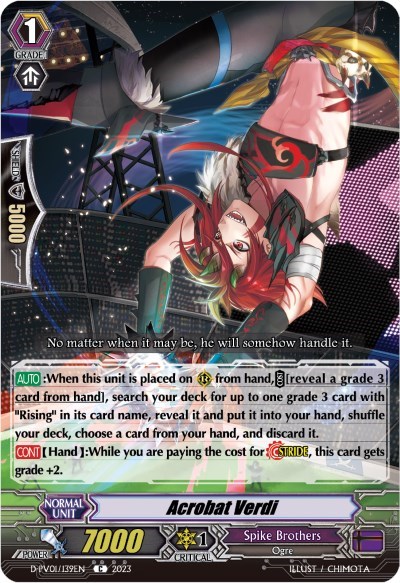 Acrobat Verdi [P-Format] D-PV01/139EN