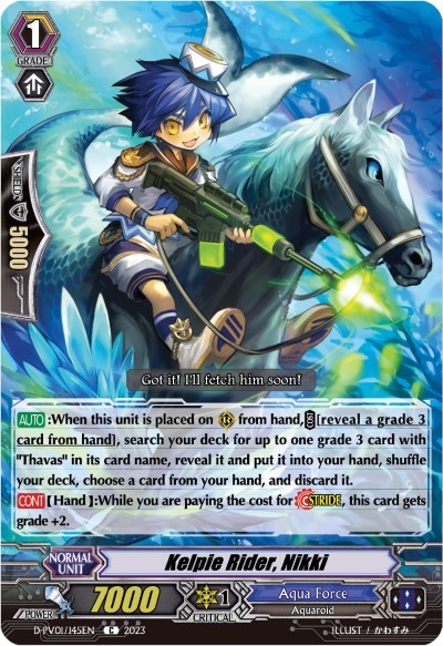 Kelpie Rider, Nikki [P-Format] D-PV01/145EN