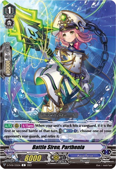 Battle Siren, Parthenia [V Format] D-PV01/335EN