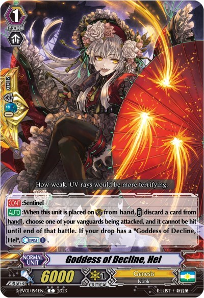 Goddess of Decline, Hel [P-Format] D-PV01/154EN