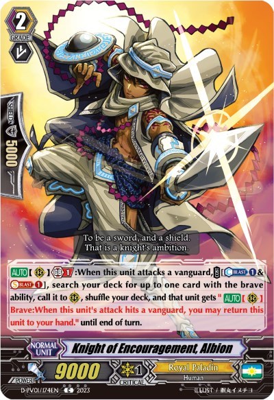 Knight of Encouragement, Albion [P-Format] D-PV01/174EN