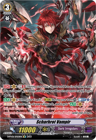 Scharhrot Vampir [P-Format] D-PV01/SP20EN