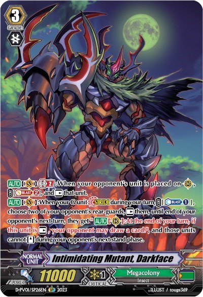 Intimidating Mutant, Darkface [P-Format] D-PV01/SP26EN