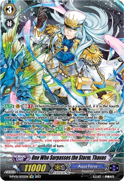 One Who Surpasses the Storm, Thavas [P-Format] D-PV01/SP25EN