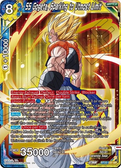 SS Gogeta, Sparking to Utmost Limit BT22-137