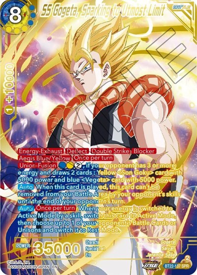 SS Gogeta, Sparking to Utmost Limit BT22-137