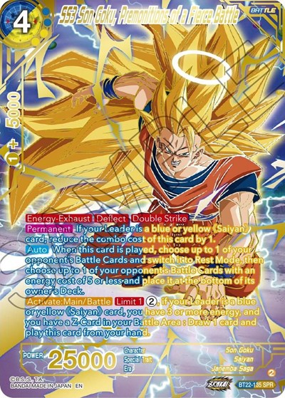 SS3 Son Goku, Premonitions of a Fierce Battle BT22-135