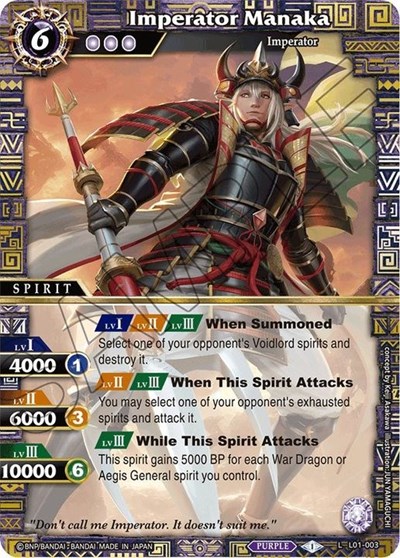 Imperator Manaka L01-003