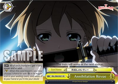 Annihilation Revue RSL/S98-E021 CR