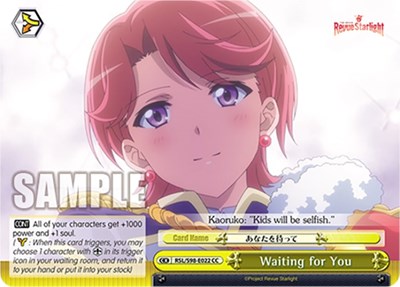 Waiting for You RSL/S98-E022 CC