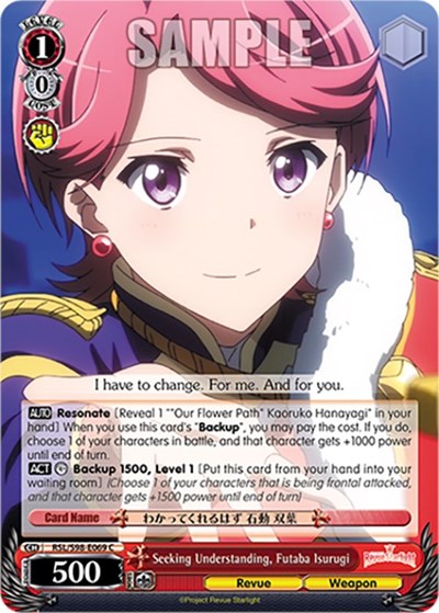 Seeking Understanding, Futaba Isurugi RSL/S98-E069 C