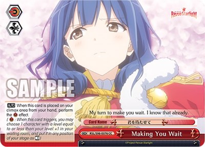 Making You Wait RSL/S98-E076 CC