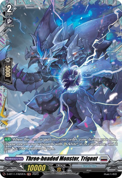 Three-headed Monster, Trigent [D-Format] D-BT11/FR22EN