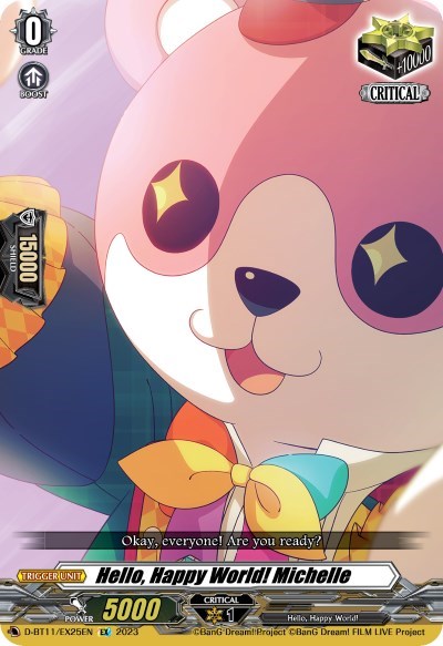 Hello, Happy World! Michelle [D-Format] D-BT11/EX25EN