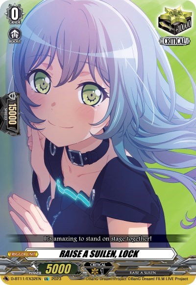 RAISE A SUILEN, LOCK [D-Format] D-BT11/EX32EN