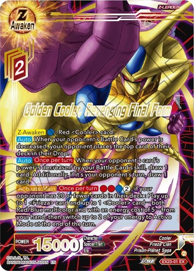 Golden Cooler, Revenging Final Form EX23-01