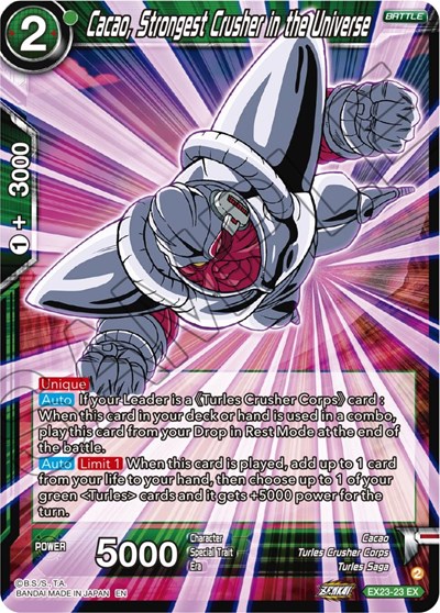 Cacao, Strongest Crusher in the Universe EX23-23