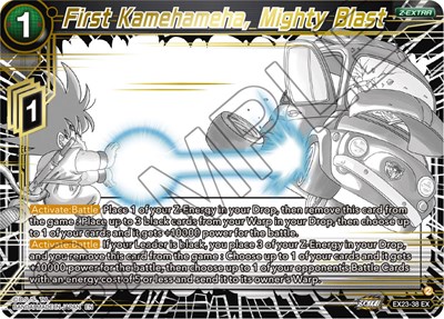 First Kamehameha, Mighty Blast EX23-38