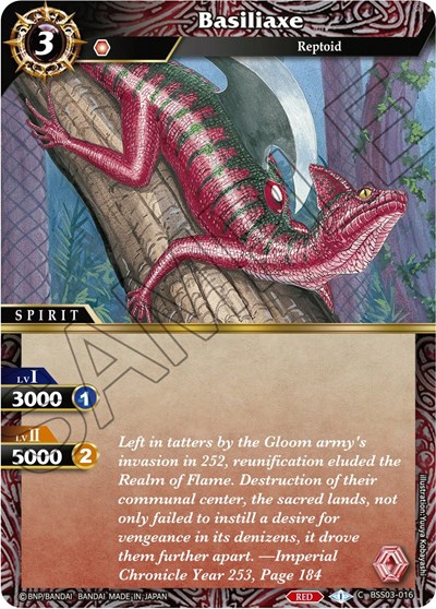 Basiliaxe BSS03-016