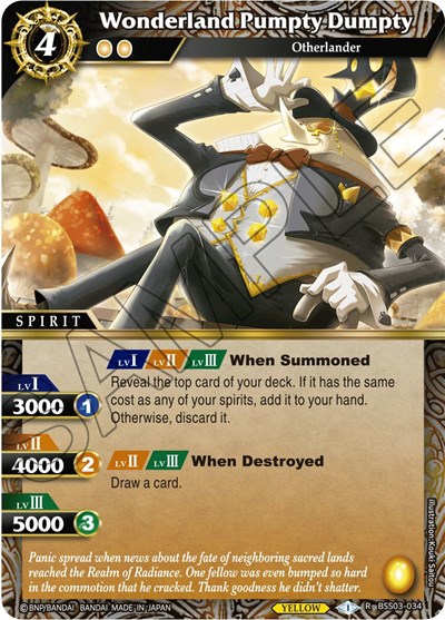 Wonderland Pumpty Dumpty BSS03-034