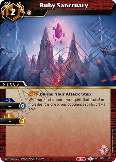 Ruby Sanctuary BSS03-106