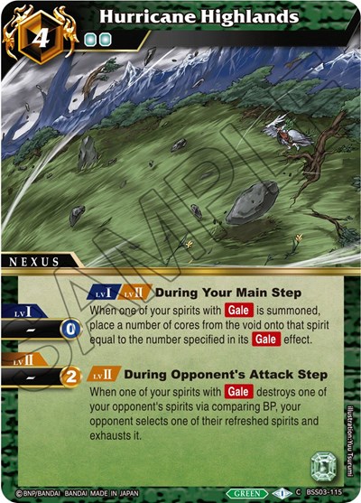 Hurricane Highlands BSS03-115