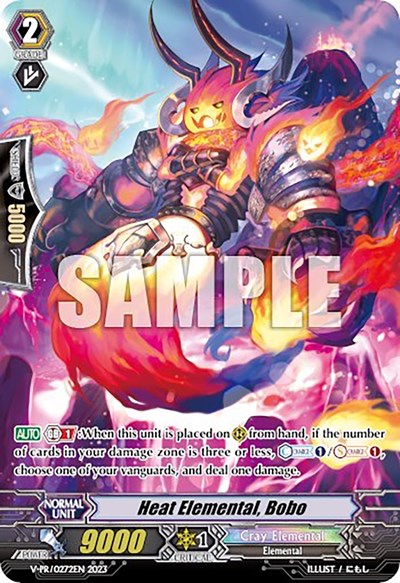 Heat Elemental, Bobo [G Format] PR/0272EN
