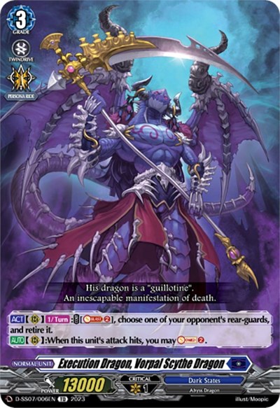 Execution Dragon, Vorpal Scythe Dragon [D Format] D-SS07/006EN